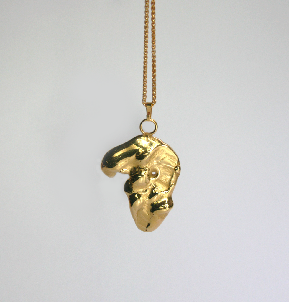 Silali gold pendant necklace