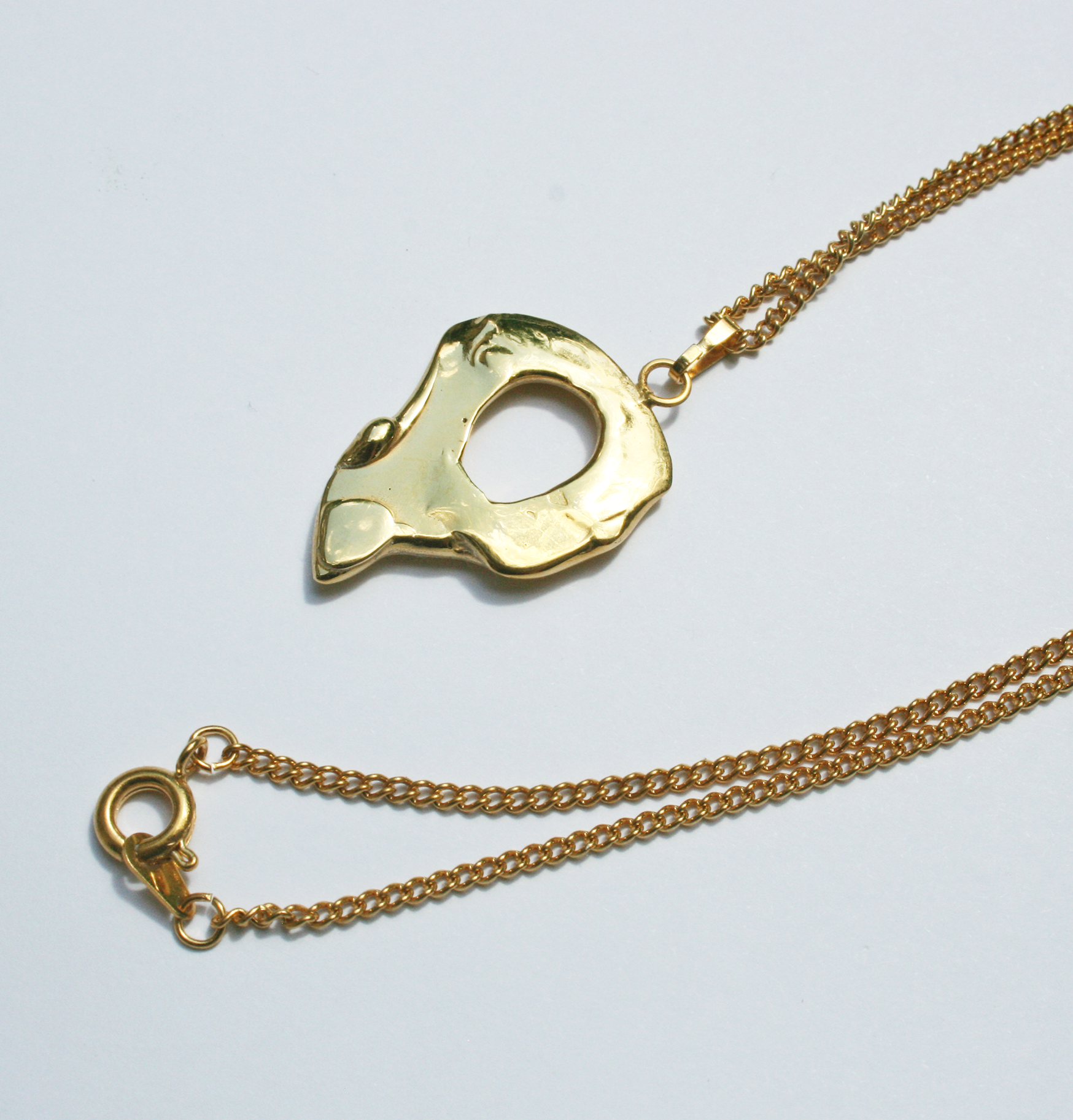 Etna gold pendant necklace - Filia Rex