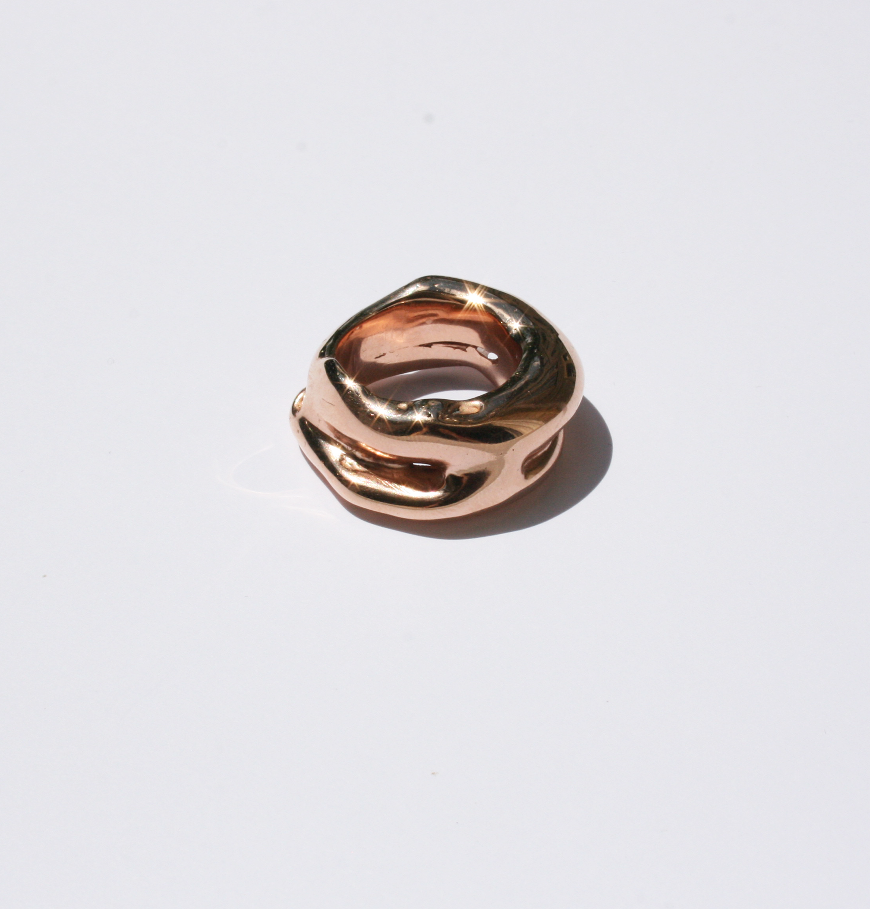 Mauna Loa rose gold ring - Filia Rex