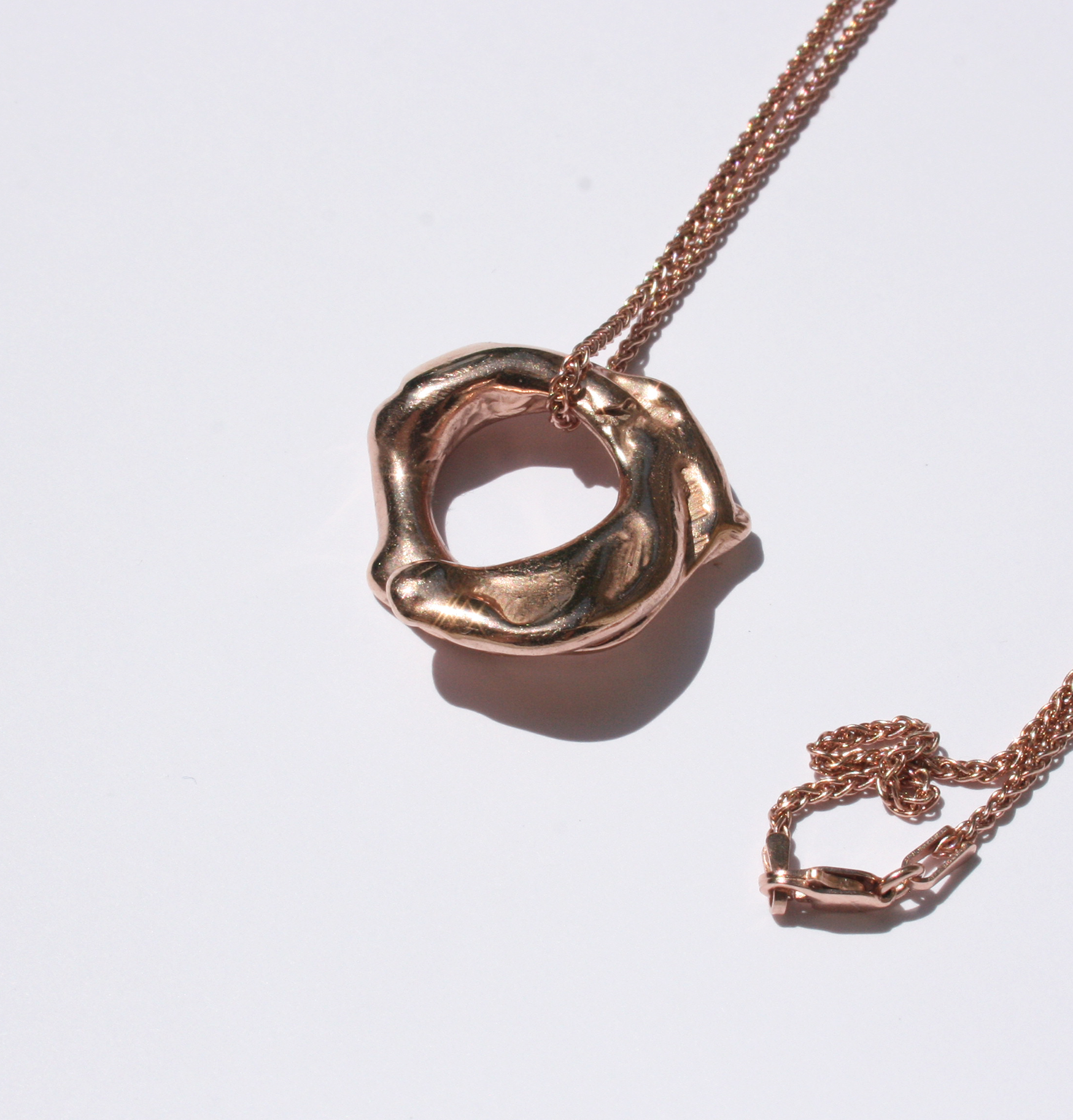 Mauna Loa rose gold necklace - Filia Rex