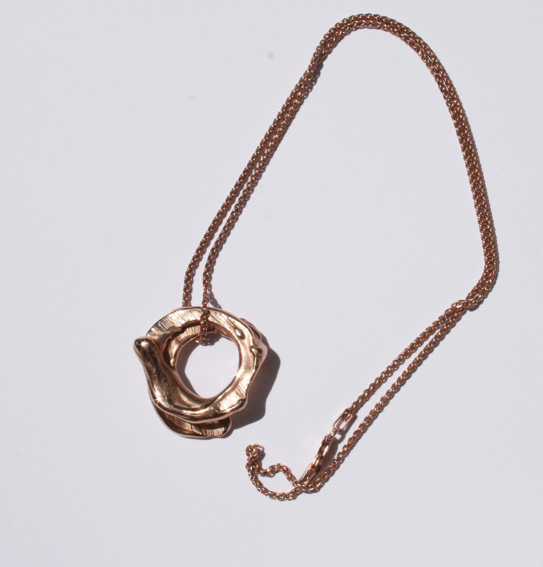 Mauna Loa rose gold necklace - Filia Rex