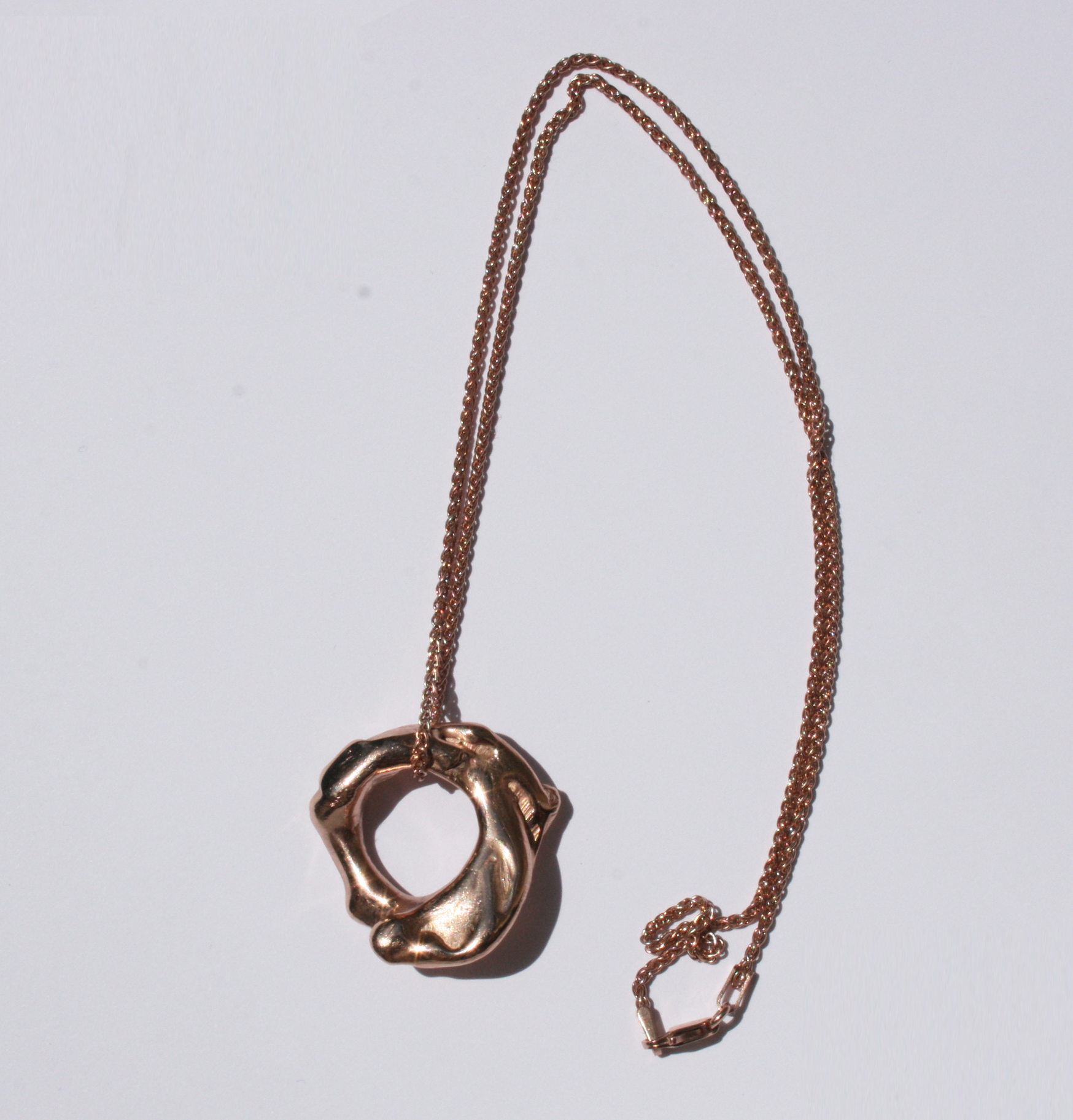 Mauna Loa rose gold necklace - Filia Rex