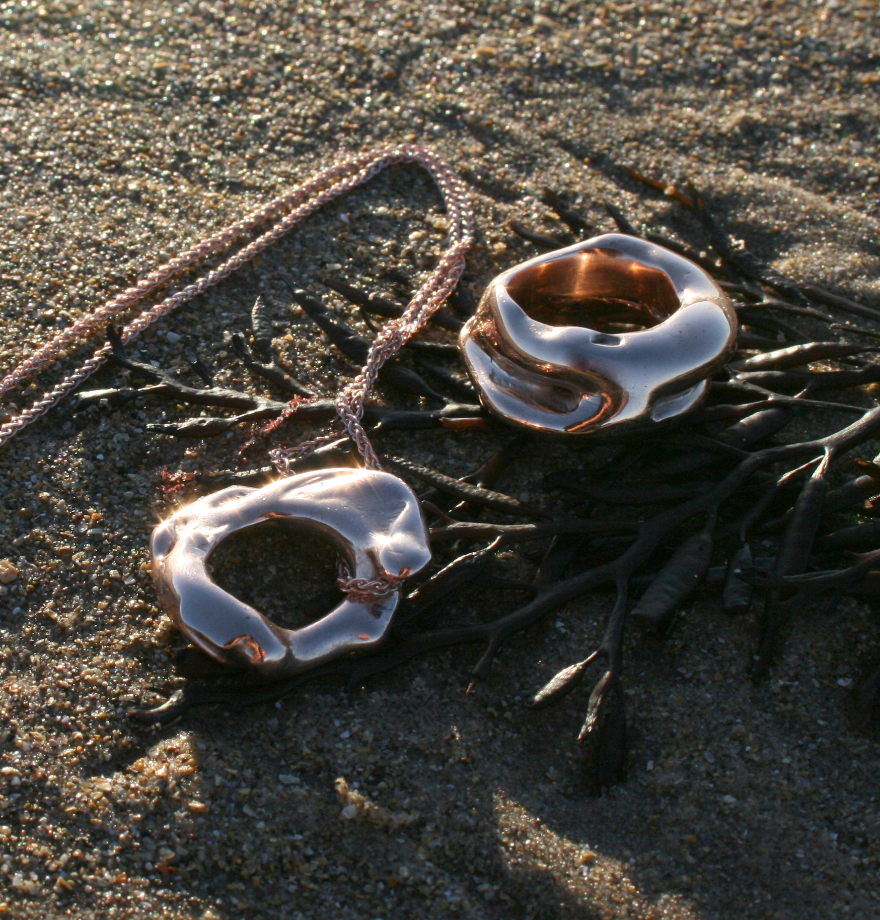 Mauna Loa rose gold ring - Filia Rex