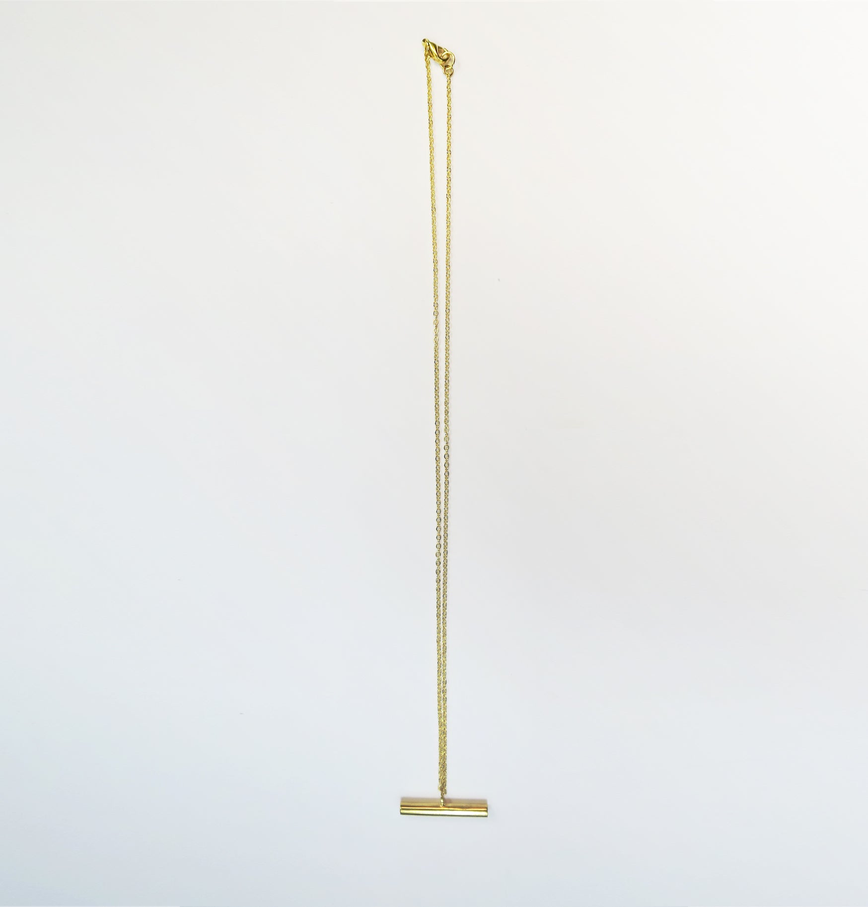 Pipe gold necklace - Filia Rex