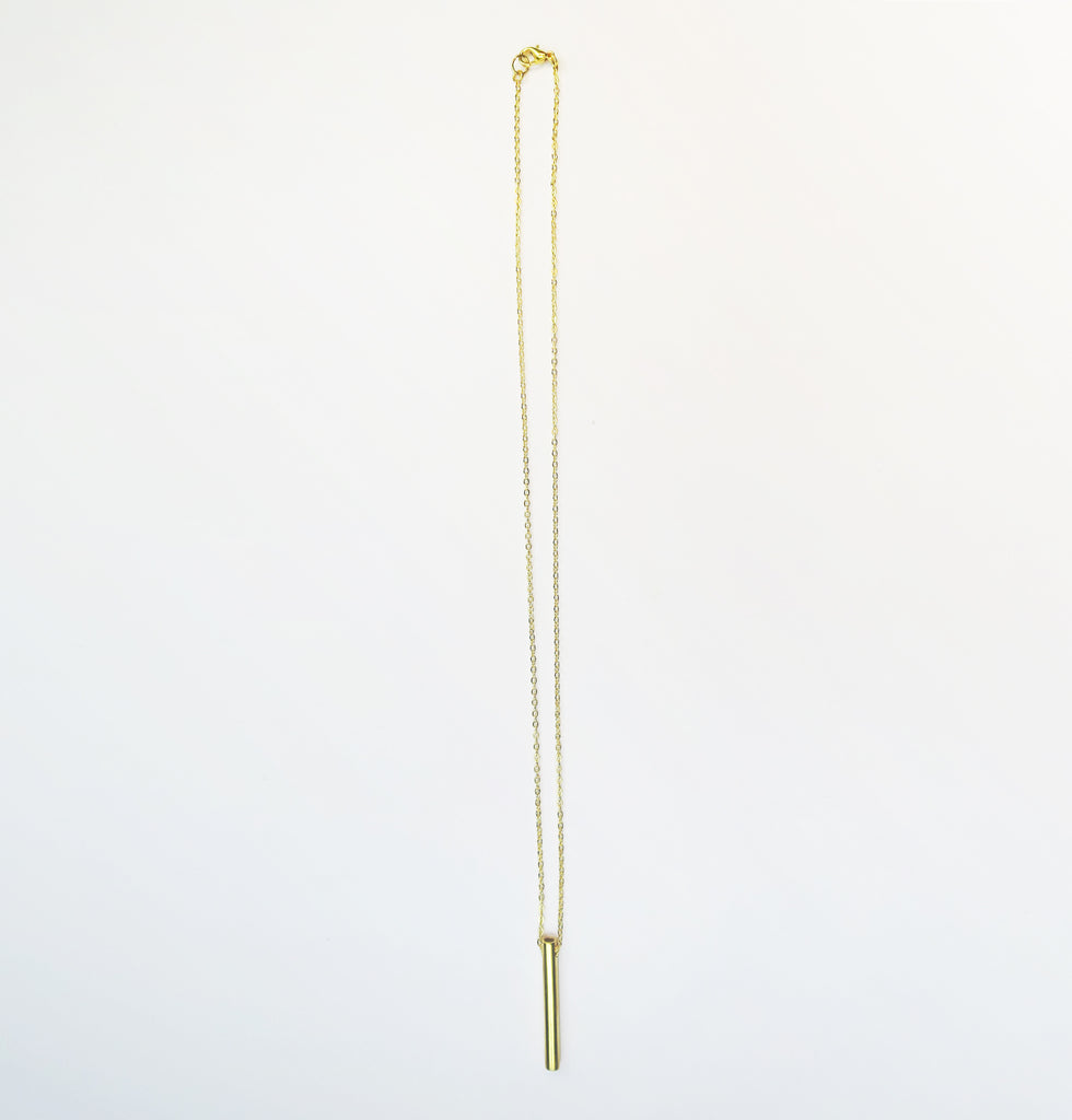 Pipe lavalier necklace